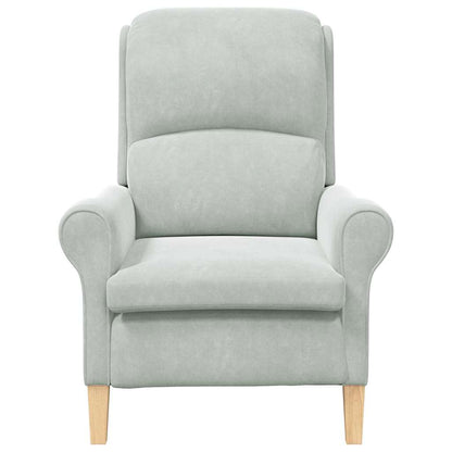 Lysegrå Lenestol Lysegrå Stoff med treben Standard Ergonomisk