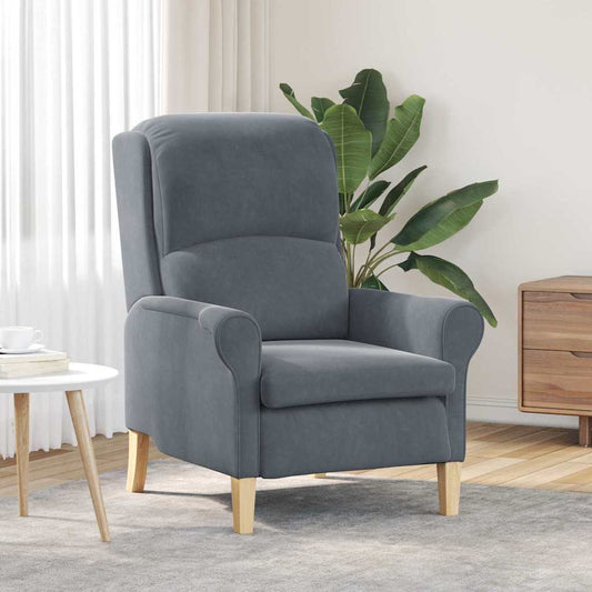 Mørk Grå Lenestol Mørk grå Stoff med treben Standard Ergonomisk