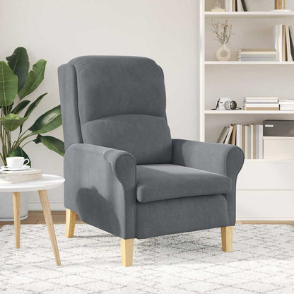 Mørk Grå Lenestol Mørk grå Stoff med treben Standard Ergonomisk