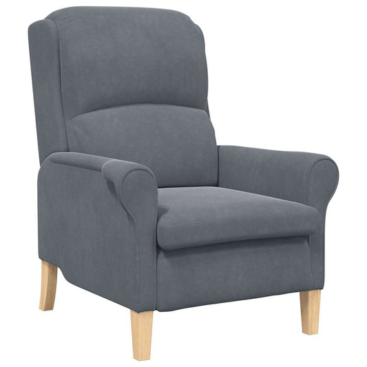 Mørk Grå Lenestol Mørk grå Stoff med treben Standard Ergonomisk