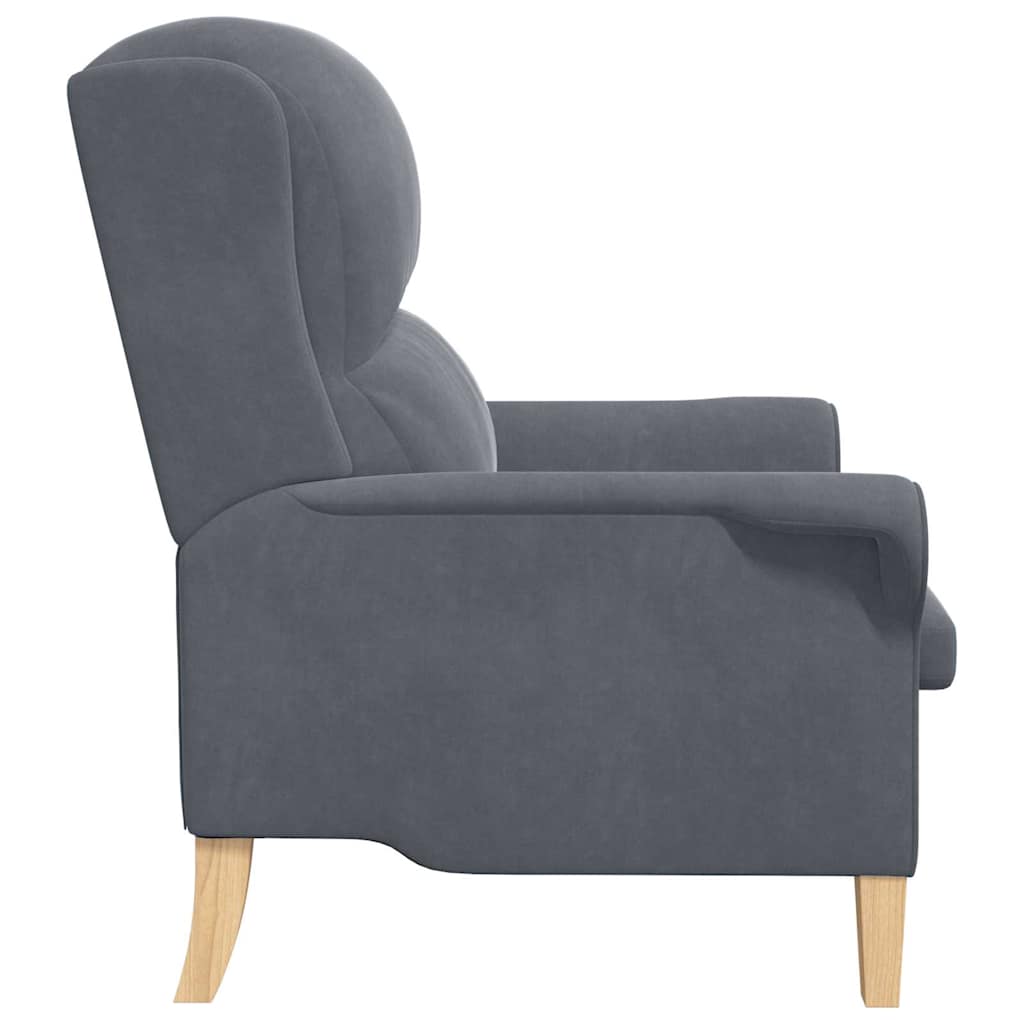 Mørk Grå Lenestol Mørk grå Stoff med treben Standard Ergonomisk