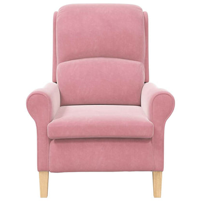 Støvete Rosa Lenestol Støvete Rosa Polyester trekk, Tre ramme Stor