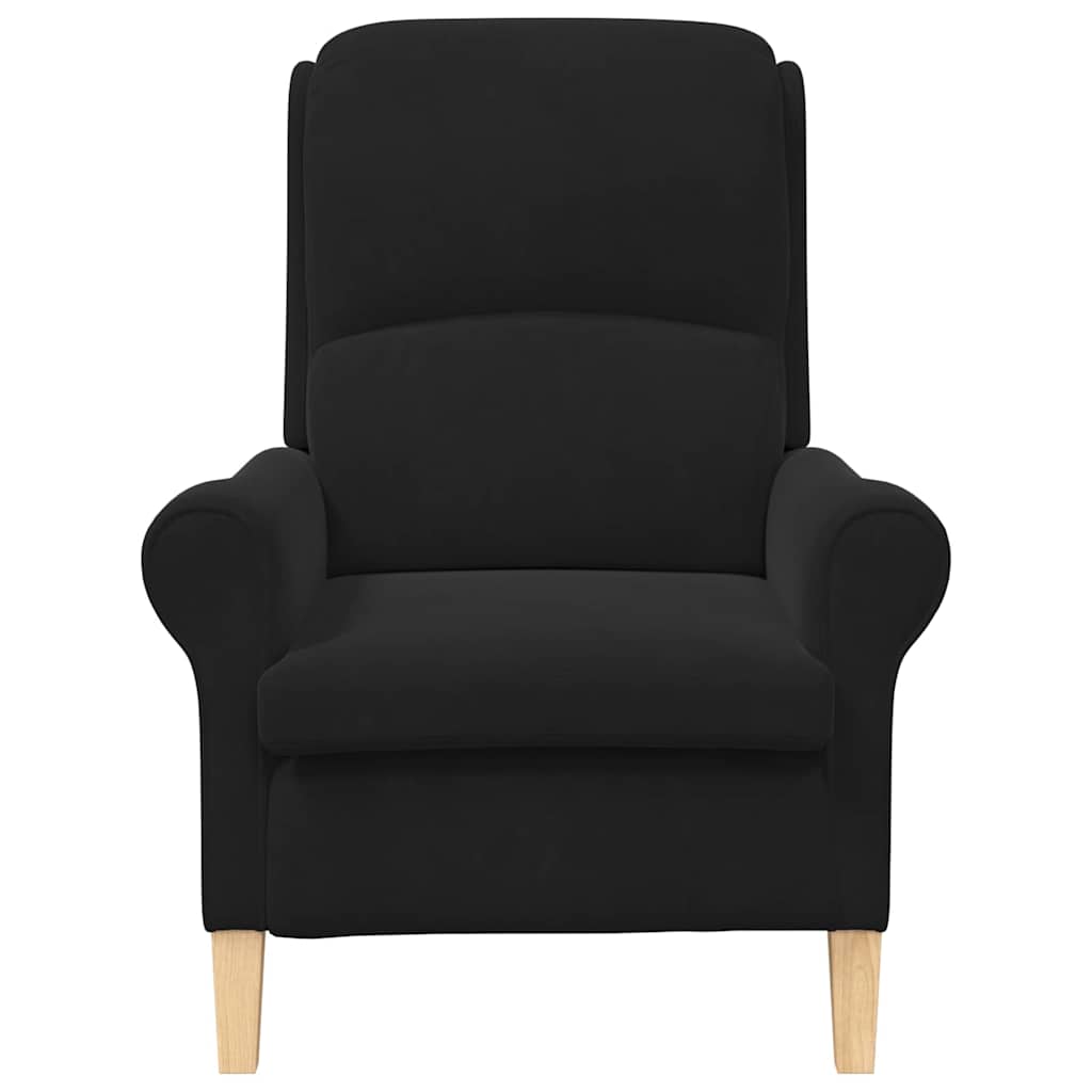 svart lenestol Svart Stoff, Tre Standard Ergonomisk
