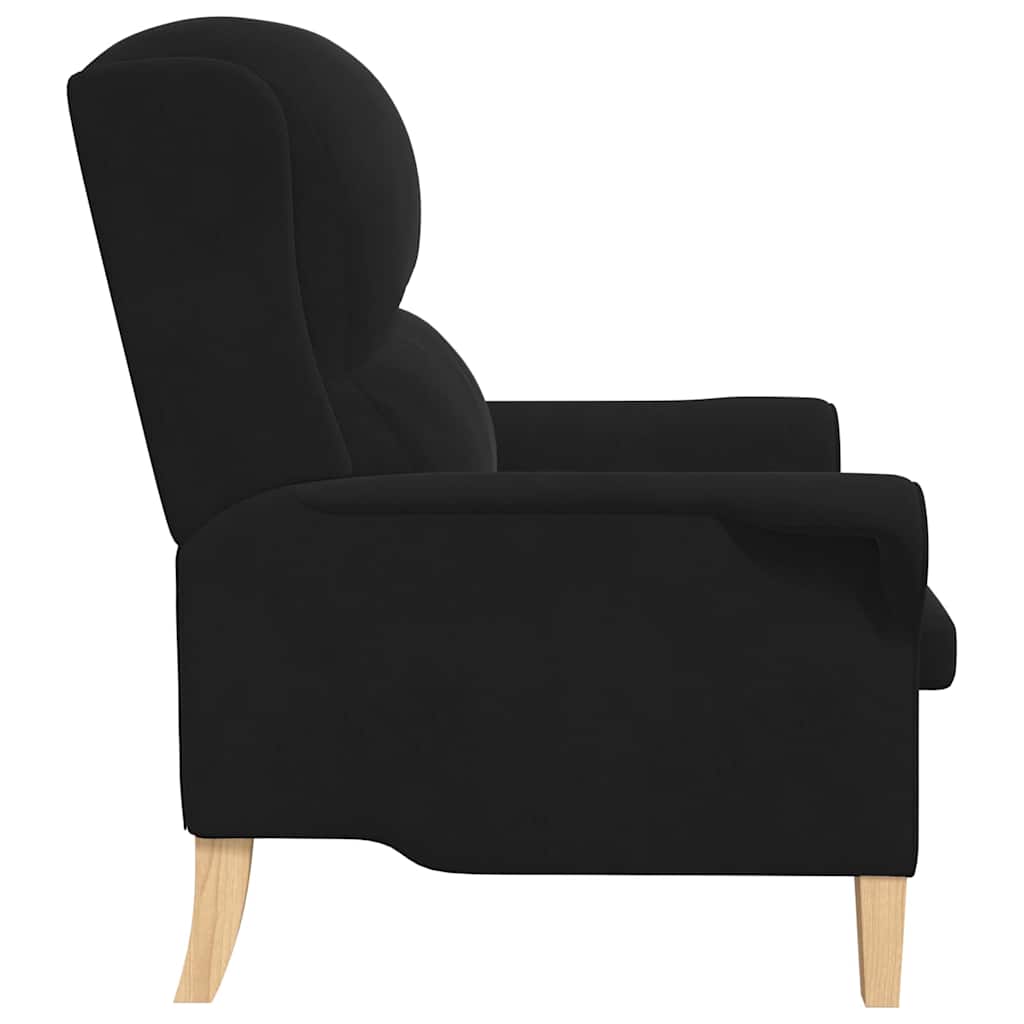 svart lenestol Svart Stoff, Tre Standard Ergonomisk