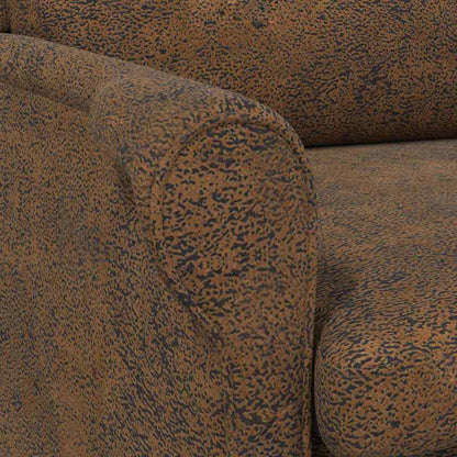Moderne Lenestol Brun Stoff, Tre Standard Ergonomisk Lenestol