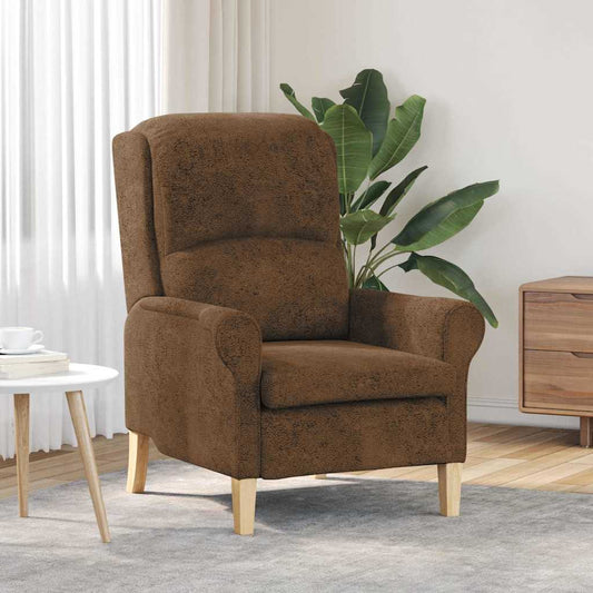 Moderne Lenestol Brun Stoff, Tre Standard Ergonomisk Lenestol