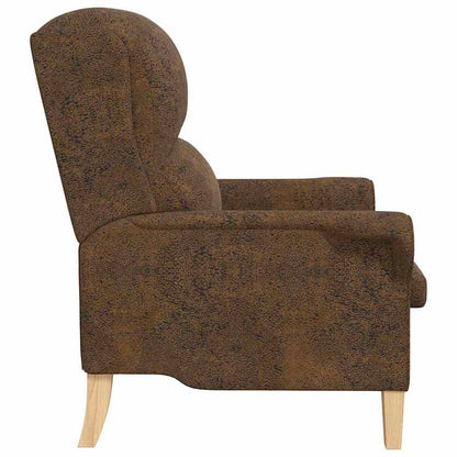 Moderne Lenestol Brun Stoff, Tre Standard Ergonomisk Lenestol