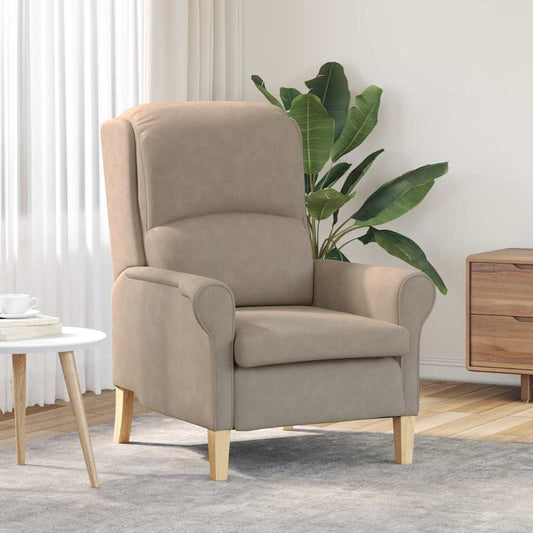 Taupe Lenestol Taupe Stoff, Tre Standard Taupe Lenestol