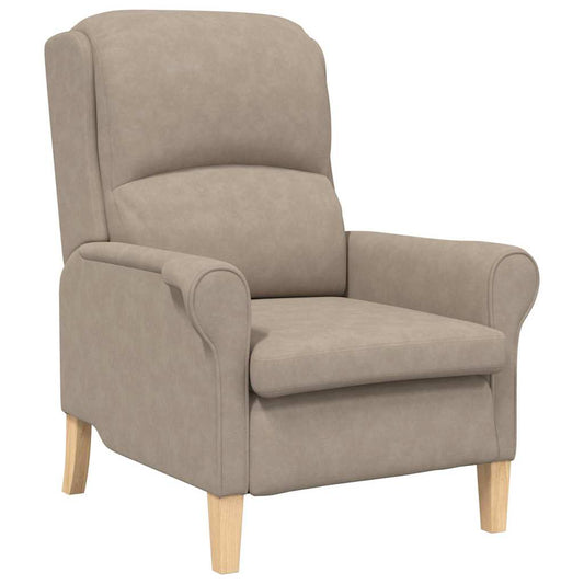 Taupe Lenestol Taupe Stoff, Tre Standard Taupe Lenestol