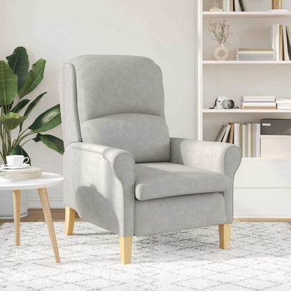 lysegrå lenestol Lysegrå Stoff Standard Ergonomisk