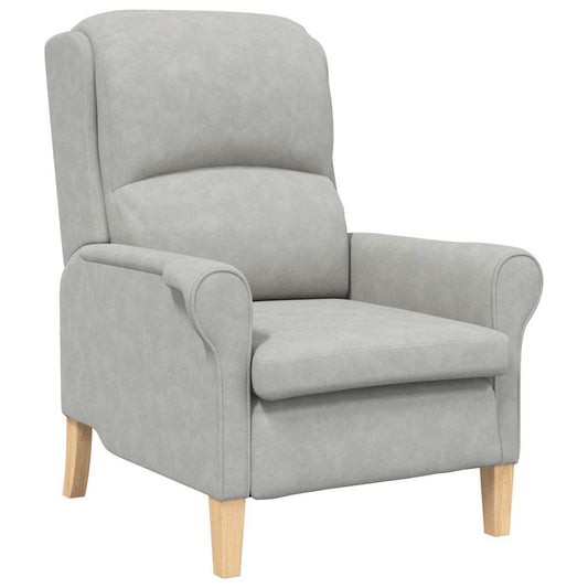 lysegrå lenestol Lysegrå Stoff Standard Ergonomisk