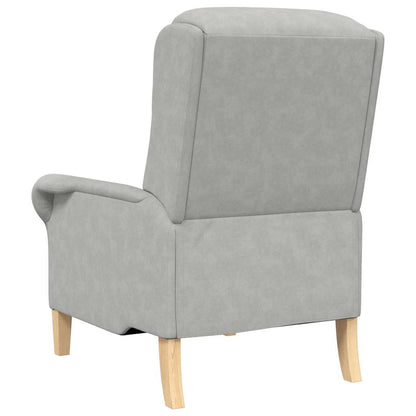 lysegrå lenestol Lysegrå Stoff Standard Ergonomisk