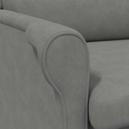 Mørk Grå Lenestol Mørk Grå Stoff og Tre Standard Ergonomisk