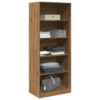 Garderobe artisan eik 80x50x200 cm konstruert tre