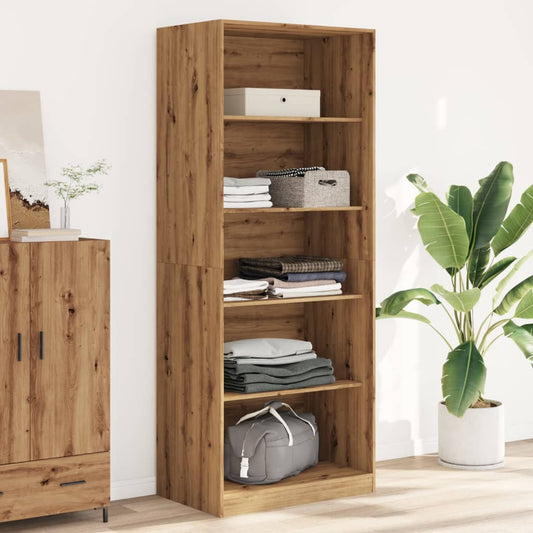 Garderobe artisan eik 80x50x200 cm konstruert tre
