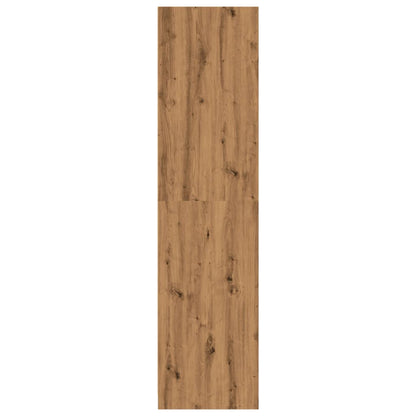 Garderobe artisan eik 80x50x200 cm konstruert tre
