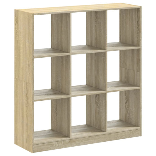 Bokhylle sonoma eik 102x32x108 cm konstruert tre