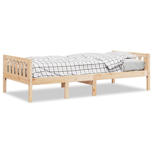 Barneseng uten madrass 90x200 cm heltre furu