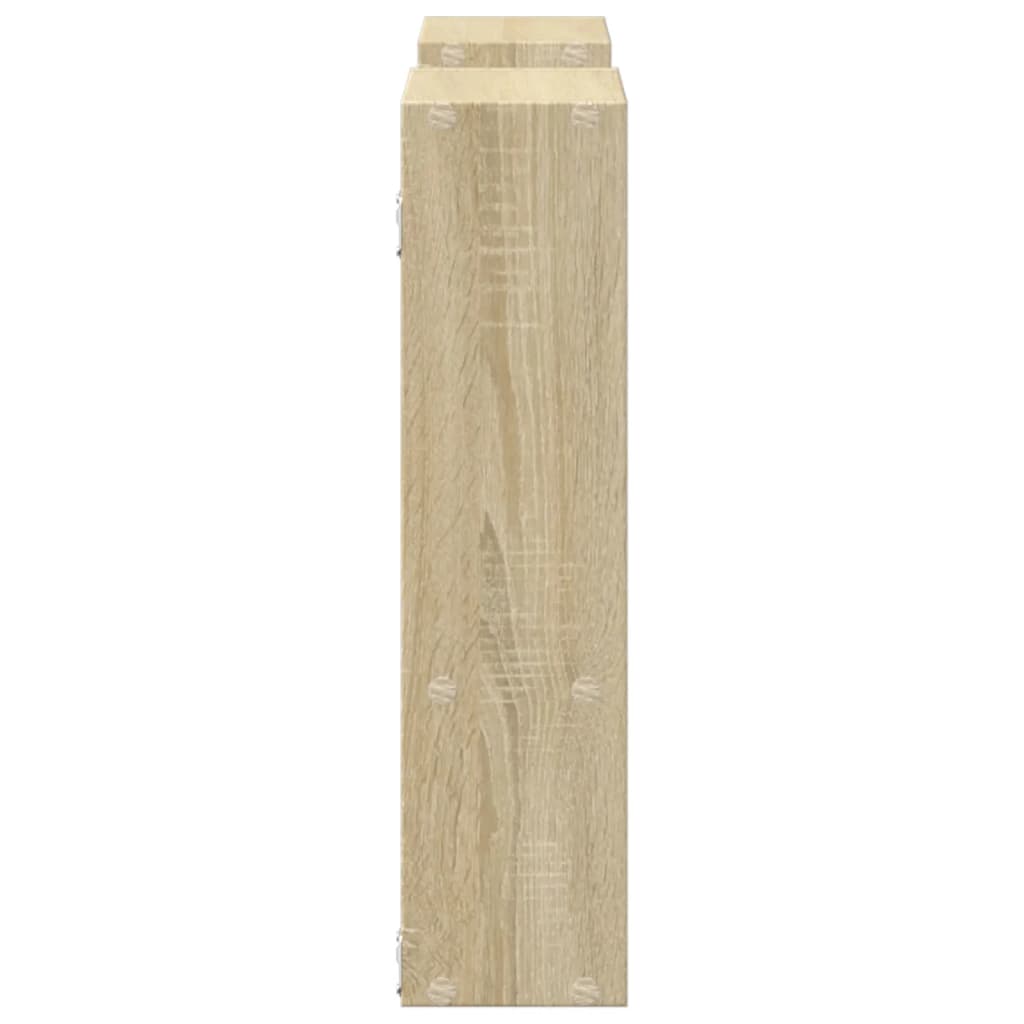 Vegghylle sonoma eik 99x15x60 cm konstruert tre