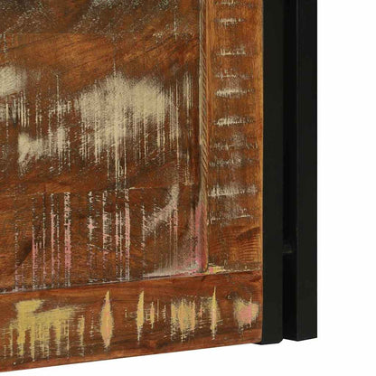 Fargerik Oppbevaringsboks 80 x 50 x 50 cm - Massivt Gjenvunnet Tre
