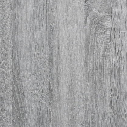Veggskap grå sonoma 50x15x100 cm konstruert tre