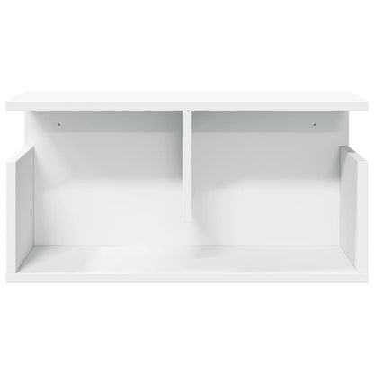 Veggskap 60x20x30 cm hvit konstruert tre