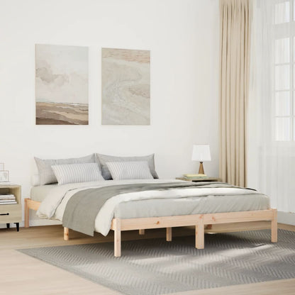 Ekstra lang sengeramme uten madrass 140x210 cm heltre furu