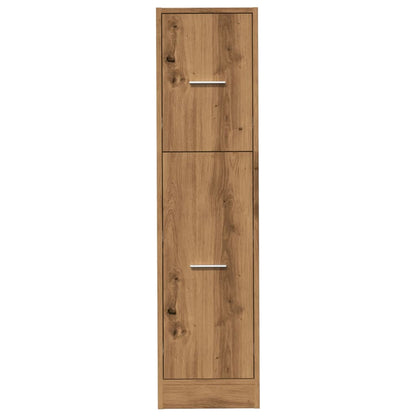 Apotekskap artisan eik 30x41x118 cm konstruert tre