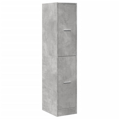 Apotekskap betonggrå 30x41x144,5 cm konstruert tre
