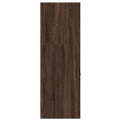 Apotekskap brun eik 40x41x118 cm konstruert tre