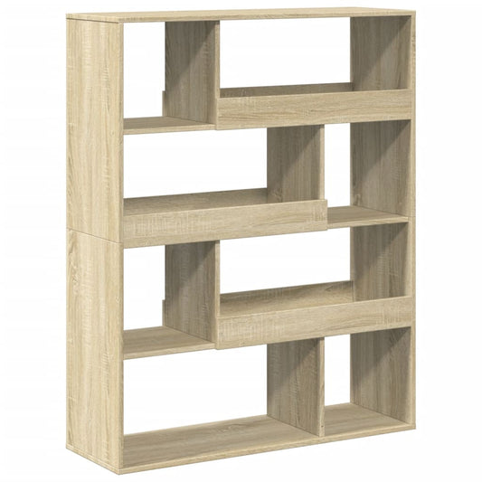 Bokhylle sonoma eik 100x33x125,5 cm konstruert tre