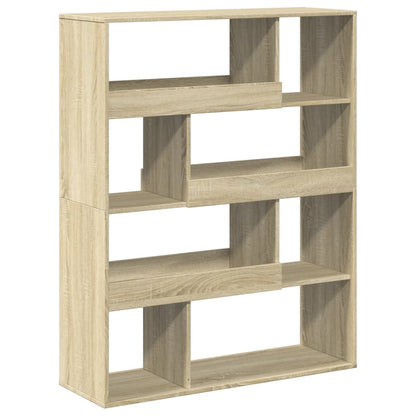 Bokhylle sonoma eik 100x33x125,5 cm konstruert tre