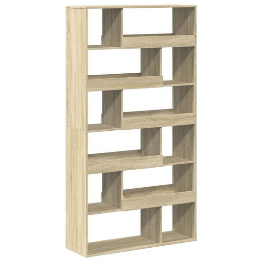 Bokhylle sonoma eik 100x33x187,5 cm konstruert tre