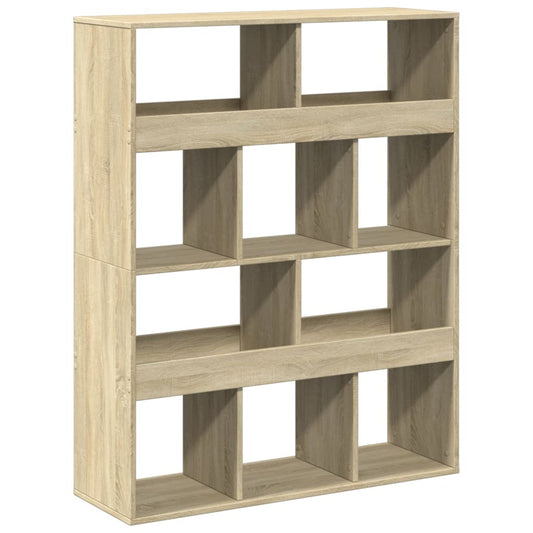 Bokhylle sonoma eik 100x33x125,5 cm konstruert tre