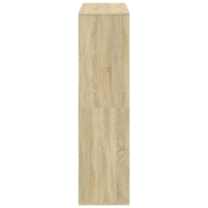 Bokhylle sonoma eik 100x33x125,5 cm konstruert tre