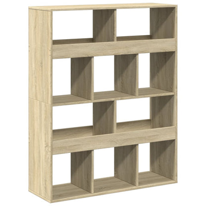 Bokhylle sonoma eik 100x33x125,5 cm konstruert tre
