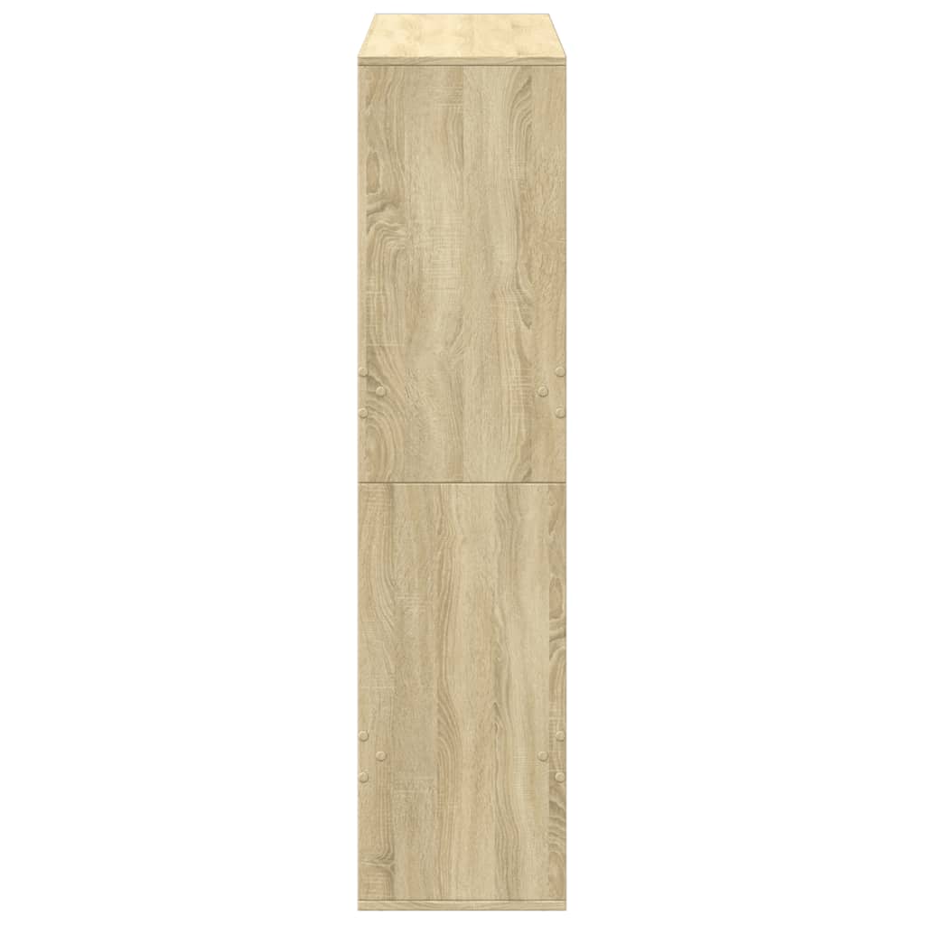 Bokhylle sonoma eik 100x33x135 cm konstruert tre