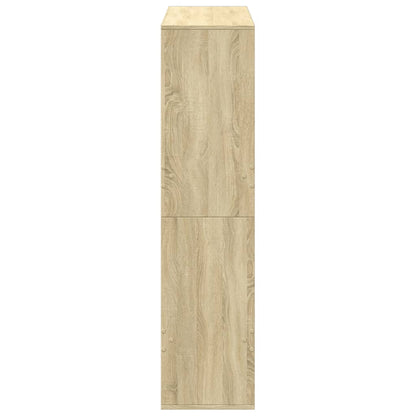 Bokhylle sonoma eik 100x33x135 cm konstruert tre