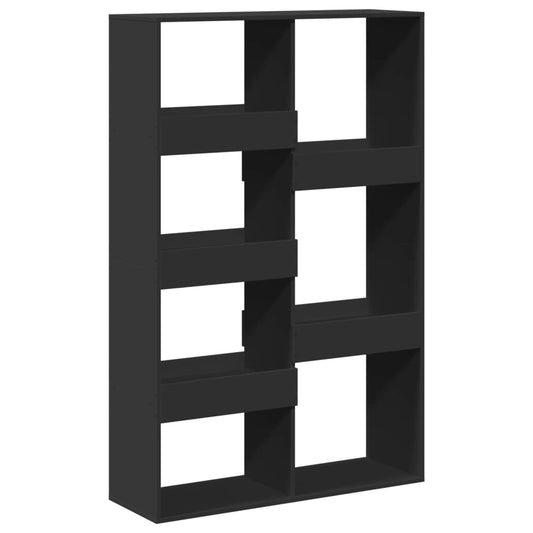 Bokhylle svart 100x33x155,5 cm konstruert tre