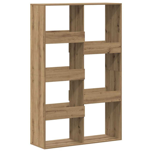 Bokhylle artisan eik 100x33x155,5 cm konstruert tre
