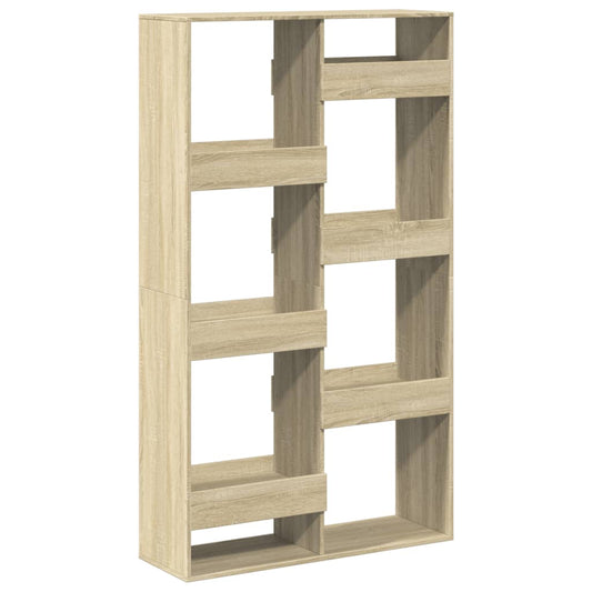 Bokhylle sonoma eik 100x33x175 cm konstruert tre