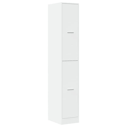 Apotekskap hvit 30x41x174,5 cm konstruert tre