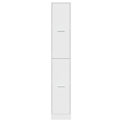 Apotekskap hvit 30x41x174,5 cm konstruert tre