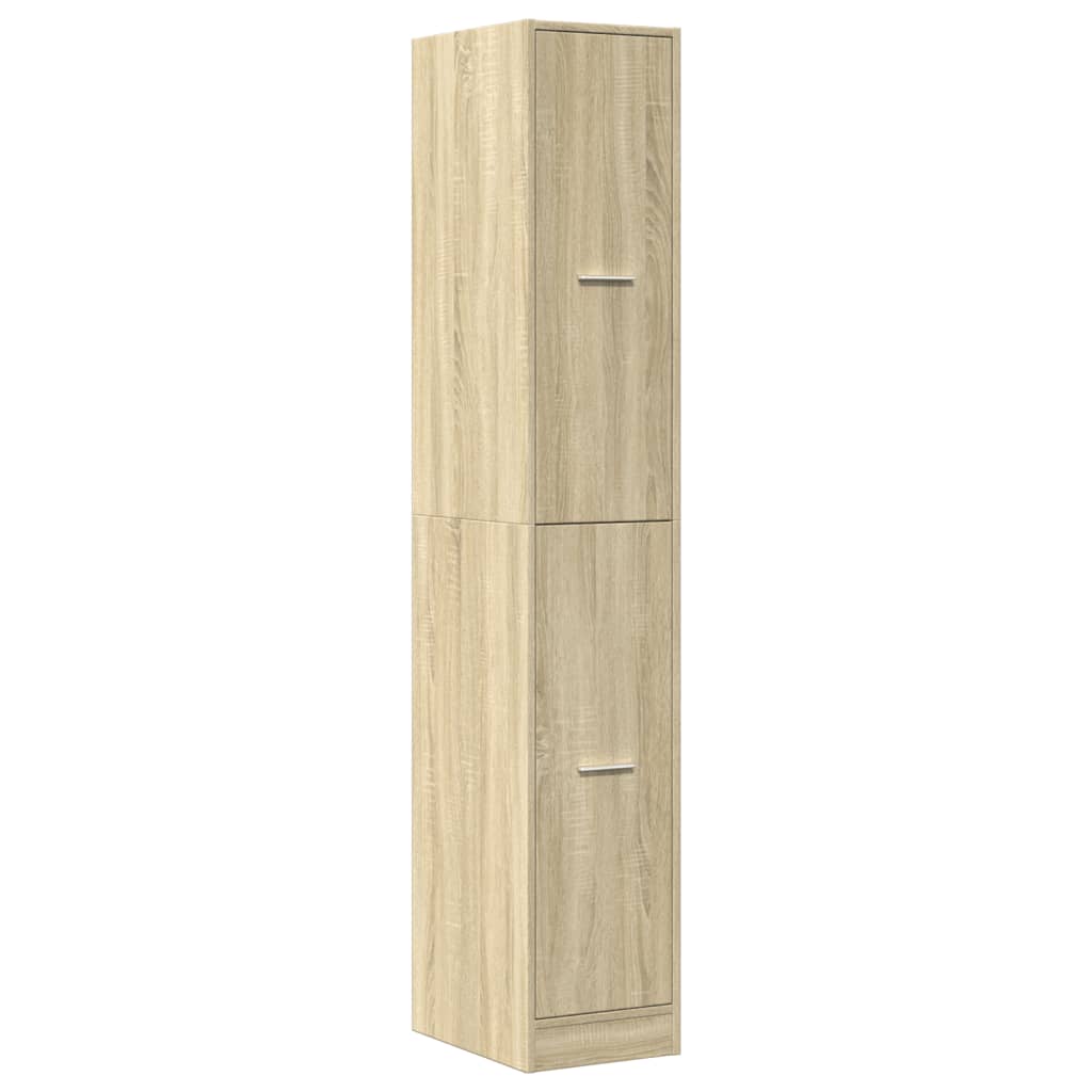 Apotekskap sonoma eik 30x41x174,5 cm konstruert tre