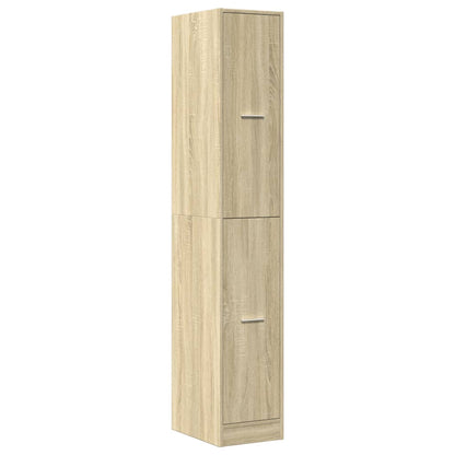 Apotekskap sonoma eik 30x41x174,5 cm konstruert tre