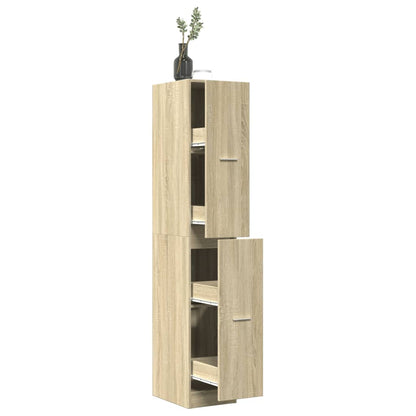 Apotekskap sonoma eik 30x41x174,5 cm konstruert tre