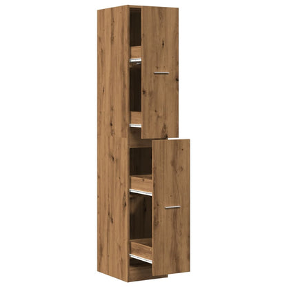 Apotekskap artisan eik 30x41x174,5 cm konstruert tre