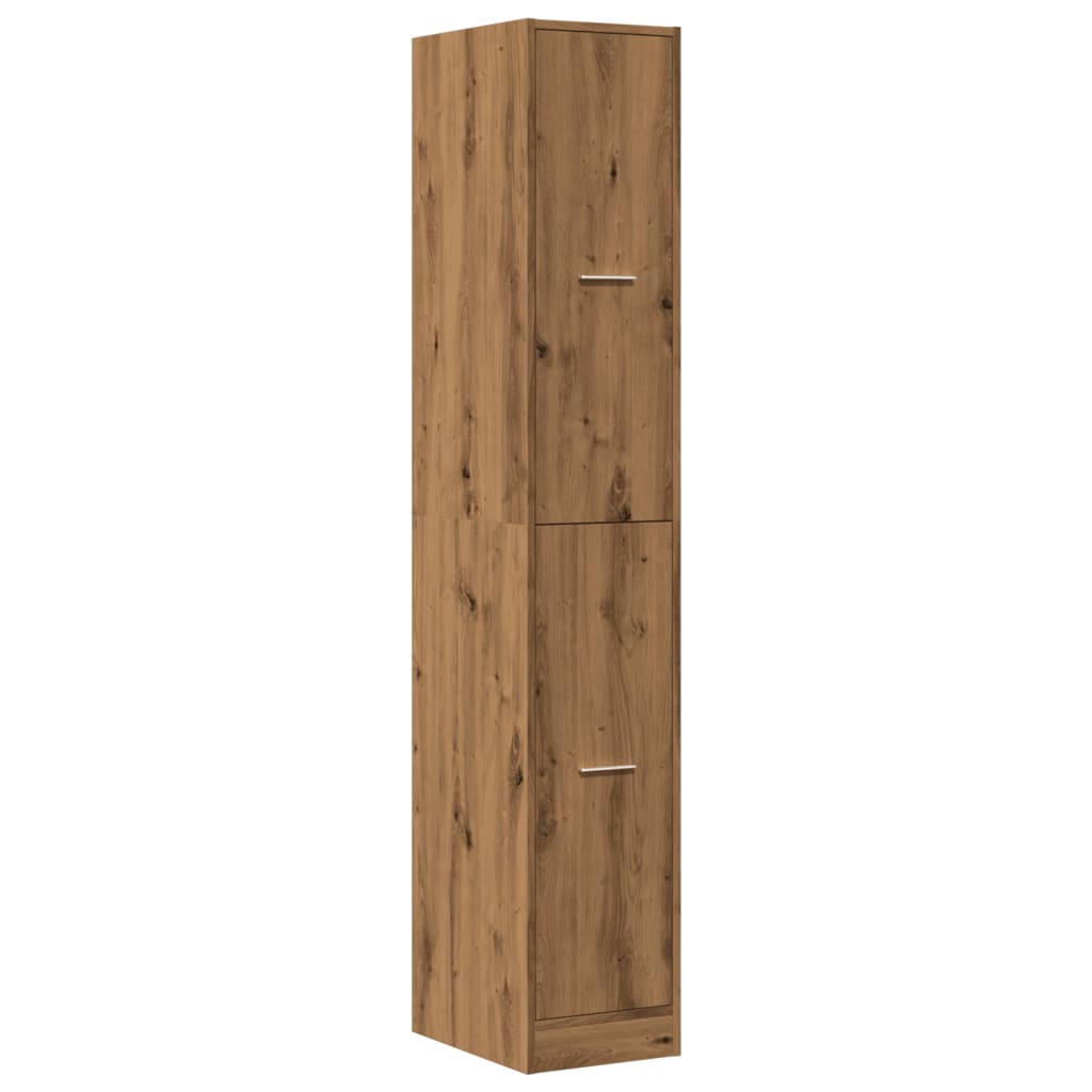 Apotekskap artisan eik 30x41x174,5 cm konstruert tre