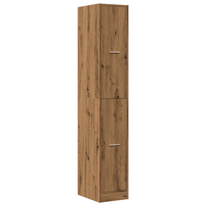Apotekskap artisan eik 30x41x174,5 cm konstruert tre