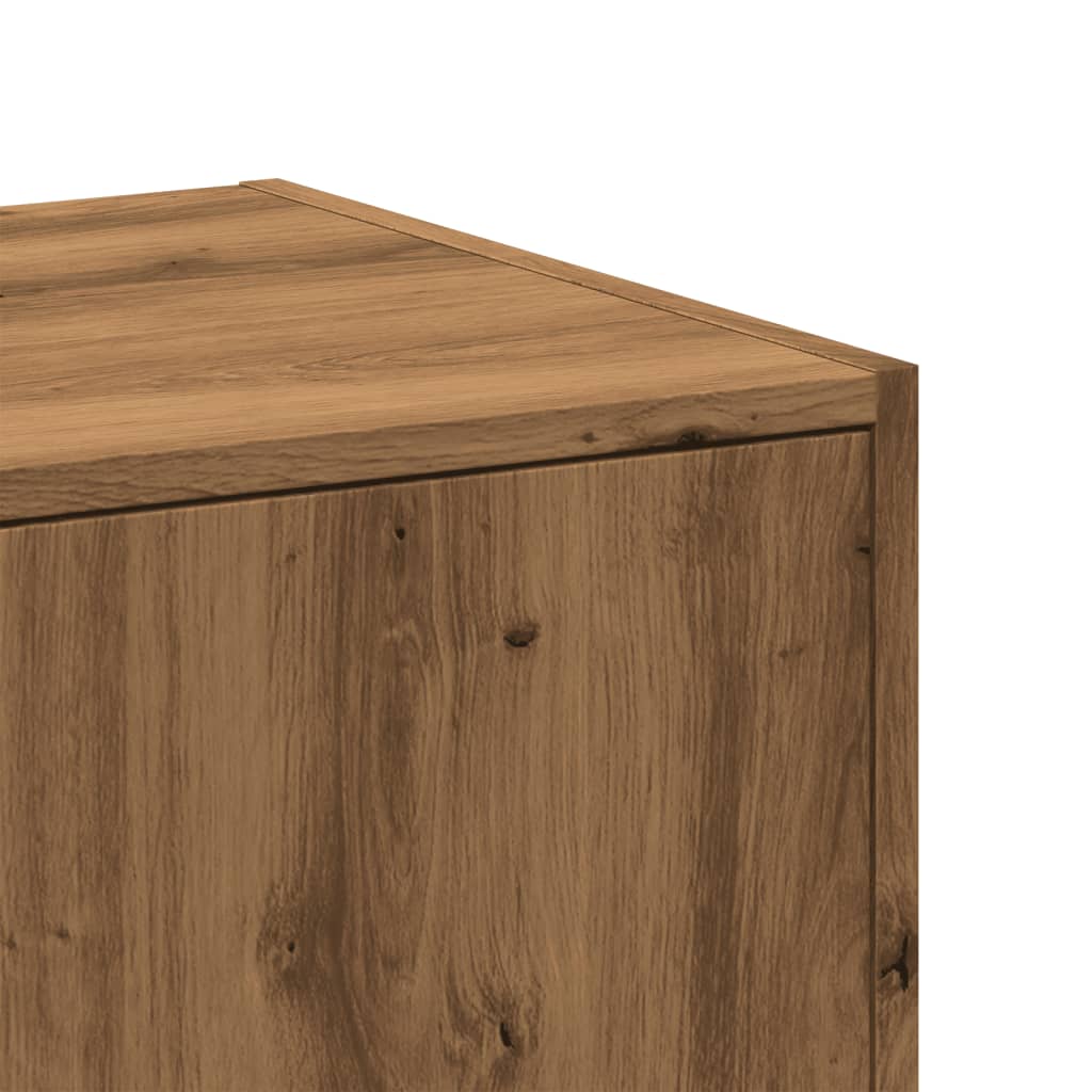 Apotekskap artisan eik 30x41x174,5 cm konstruert tre